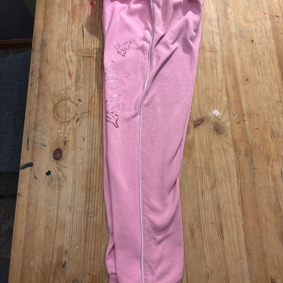 Wicked Butterflies Pink Sweatpants – Size L (10–12) - Picture 7 of 7
